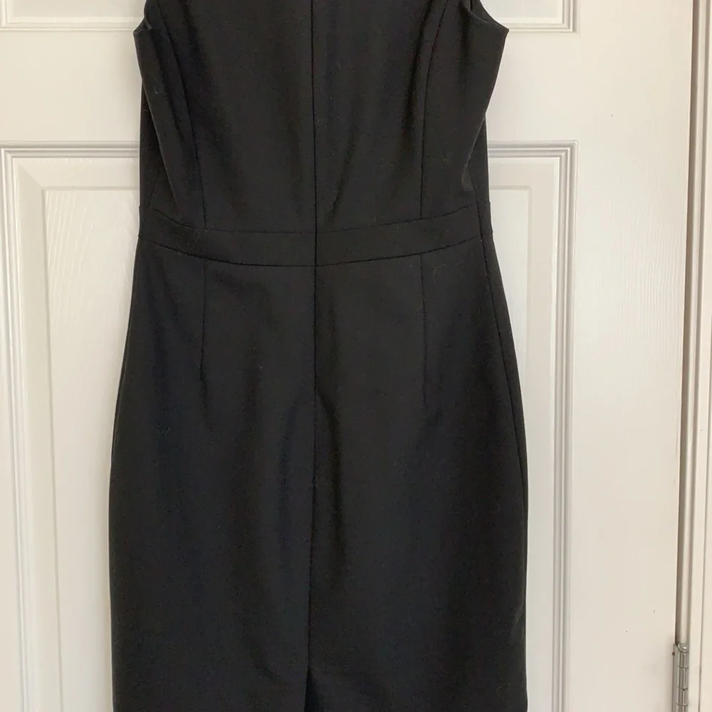 J. Crew Black Sleeveless Sheath Dress